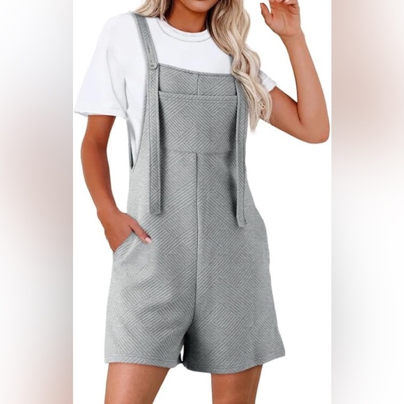 Dokotoo Rompers for Summer Casual Sleeveless Romper Shorts Overalls Jumpsuits - Picture 1 of 9